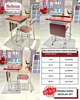 Meja sekolah set