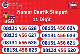 NOMOR CANTIK TELKOMSEL 11 DIGIT