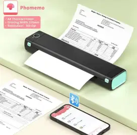 Printer Portable AIMO M08F - Bluetooth - Tanpa Tinta - Mulus