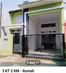 Rumah dijual siap huni rapi dan strategis