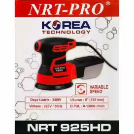 Mesin Amplas Bulat / Orbital Sander Variable Speed NRT PRO 925 HD