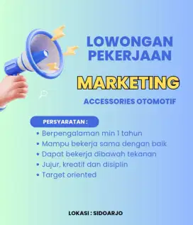 Lowongan marketing variasi mobil