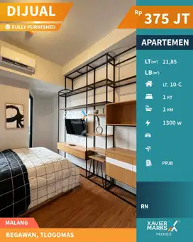Dijual Apartemen Furnish Bagus Terawat di Begawan Lowokwaru Malang