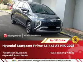[ PAJAK PANJANG ] Hyundai Stargazer Prime 1.5 4x2 AT Abu NIK 2023/2024