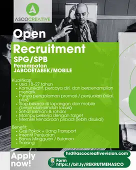 OPEN RECRUITMENT SPG/SPB