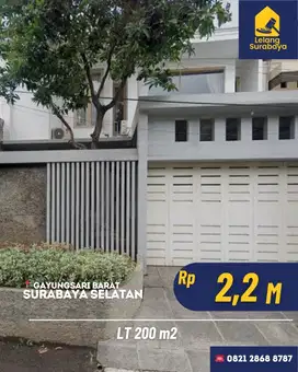 Rumah Surabaya  Gayungsari Barat