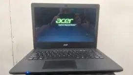 JUAL LAPTOP ACER ES1-421AMD E1-6010 RAM4GB,SSD128GB,WIN10PRO,OFICE2010