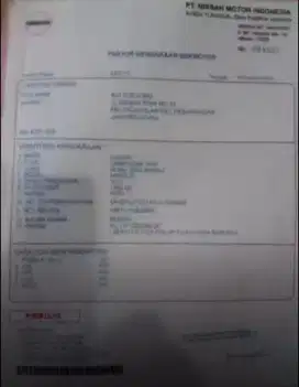 Proses faktur mobil/motor