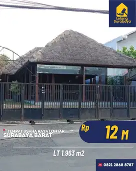 Cocok Untuk Usaha Nol Jalan Raya Lontar, Surabaya