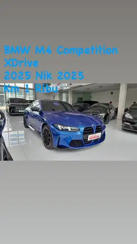 BMW M4 Competition XDrive 2025 Nik24 Blue Siap Pakai