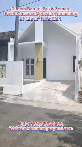 Rumah Baru Siap Huni Sblh Bukit Kencana Meteseh Tembalang Semarang Tim