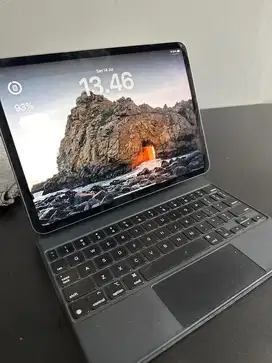 iPad Pro 11 inci Generasi Ke 2 ( ipad dan magic keyboard )