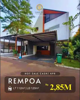 Dijual Rumah Dalam Cluster Exclusive Rempoa Ciputat Timur Tangsel