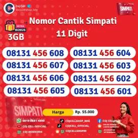 NOMOR CANTIK TELKOMSEL 11 DIGIT