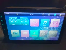 Dobel Din dekles dhd bluetooth USB Aux touckeeen juga bisa mp4