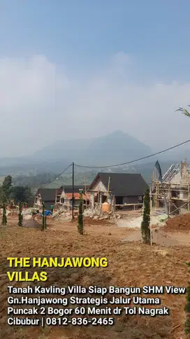 Kavling Villa Eropa di Puncak 2 Bogor SHM View Gunung Hanjawong