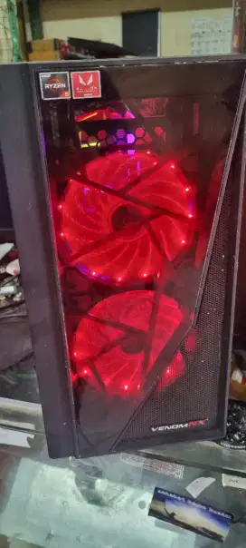 Cpu Amd Ryzen5 3400G ram 16gb nvme 512gb siap libas game ato desain
