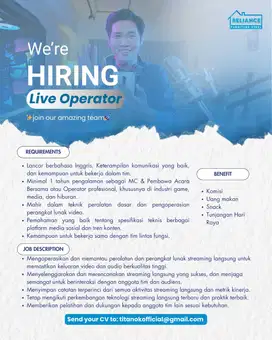 Live Operator/Control