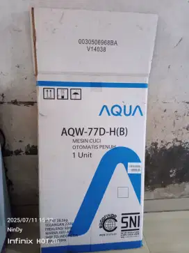 Dijual mesin cuci BEKAS merk AQUA tabung 1