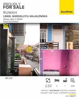 Jual Rumah SHM Semi Furnished di Cicurug, Majalengka