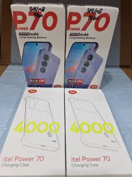 ITEL P70 8+8/128 FREE PB CASE 4000mah BARU SEGEL GARANSI RESMI