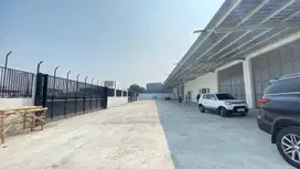 Disewa Gudang Luas 1.740m2, 20m dari Pintu Tol Setu Utara 1, Bekasi