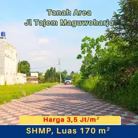 Tanah Strategis Timur Stadion Maguwoharjo Yogyakarta SHM Pekarangan