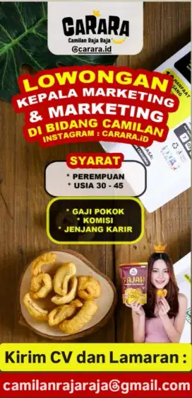 Marketing dan Kepala Marketing