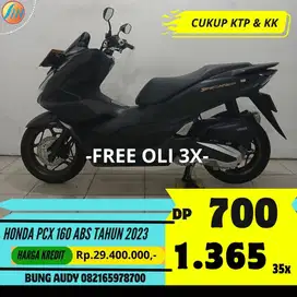 HONDA PCX 160 ABS TAHUN 2023 SIAP PAKAI, FREE SERVIS, GRATIS OLI
