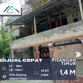 Pisangan Timur Jaktim Dijual Rumah 3 Lantai Sedang Renovasi Ex Kost-an