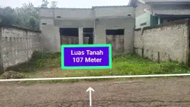 Jual tanah flus bonus bangunan rumah