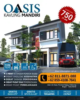 Pondok rajeg - tanpa dp - dekat stasiun - dekat gdc depok