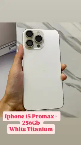 Iphone 15 promax 256gb white ibox
