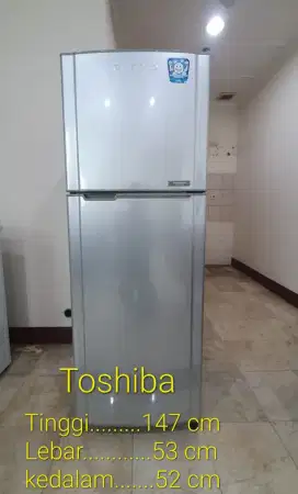 KULKAS TOSHIBA GLACIO 2 PINTU