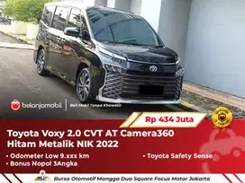 [ LOW KM 9RB ] Toyota Voxy 2.0 CVT AT Camera360 Hitam 2022/2023
