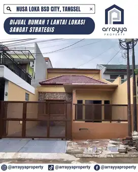 DIJUAL RUMAH BARU SIAP HUNI DI NUSA LOKA BSD 'ARB100