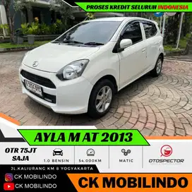 (Km54rb) Daihatsu Ayla M Matic 2013 ANTIK ORISINIL Kredit Murah