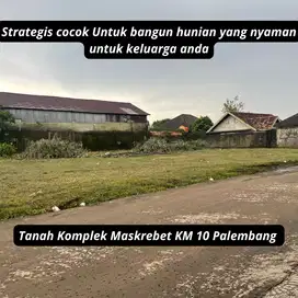 Tanah strategis km 10 maskrebet palembang