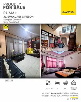 Jual Rumah 2 Lantai Semi Furnished di Komplek Cimanuk, Cirebon