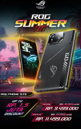 ASUS ROG 9 FE, ROG 8, GARANSI RESMI 12BLN