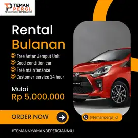 Rental bulanan tetap aman, tim bantuan selalu standby tiap waktu!