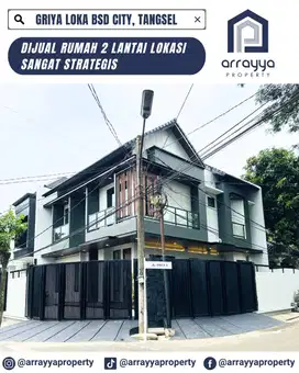RUMAH MEWAH POSISI HOOK 2 LANTAI DI GRIYA LOKA BSD 'HRB159