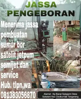 Menerima jasa pembuatan sumur bor