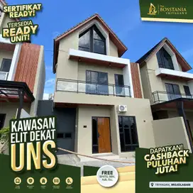 Rumah Scandinavian Elegan di Solo Timur, Bebas Biaya & Cashback!