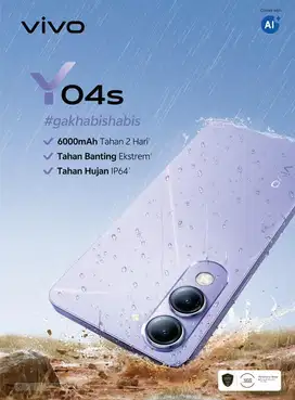 Vivo y04s sudah readi di toko kita