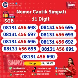 Nomor Cantik Simpati 11 Digit