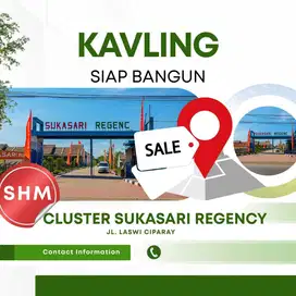 Kavling Dalam Cluster Sukasari Regency