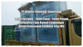 Toilet Modern WC Portable, Toilet Portable, Closet Jongkok/ Duduk Terj