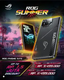 NEW! ASUS ROG 8, ASUS ROG 9FE SERIES, GARANSI RESMI
