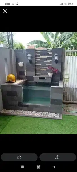 Kolam ikan minimalis
